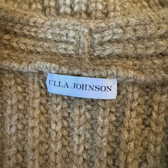 Ulla Johnson - Greta Alpaca Wool Knit Cardigan Olive Tapenade Sz M - Picture 9 of 11